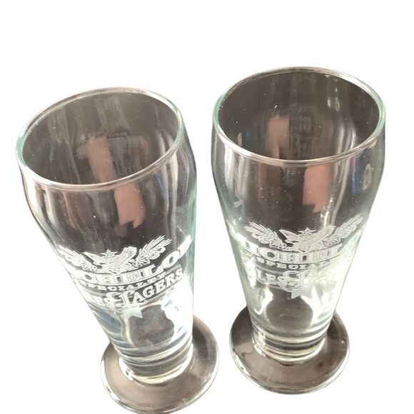 Vintage Michelob Lot of 2 Special ALES LAGERS Etched Glass Perfect for Collect - Picture 4 of 10